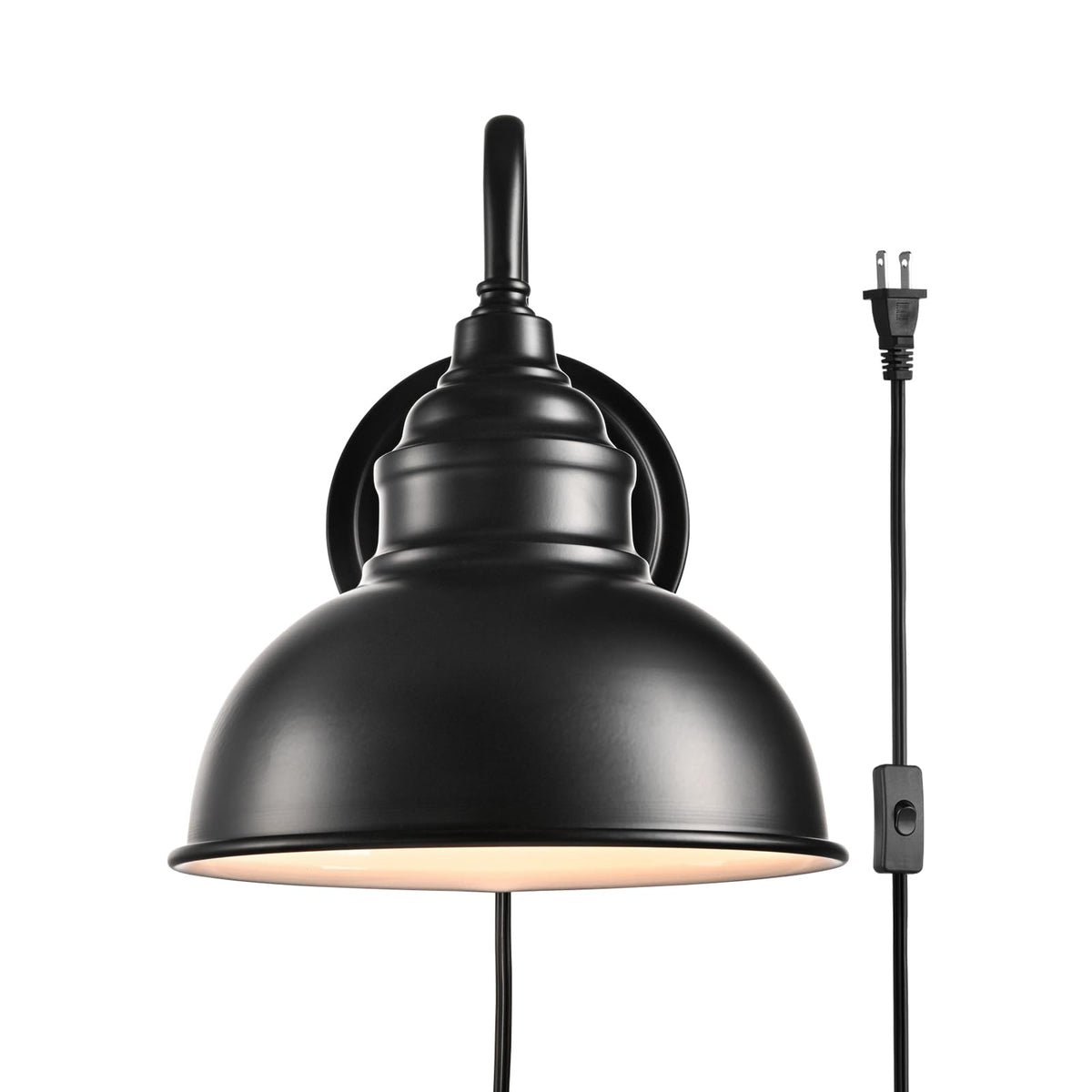 Blue Mini Gooseneck Wall Sconce