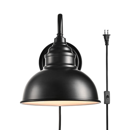 Blue Mini Gooseneck Wall Sconce