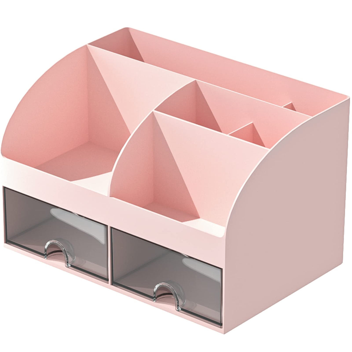 Blue Desk Organizer with 2 Drawers