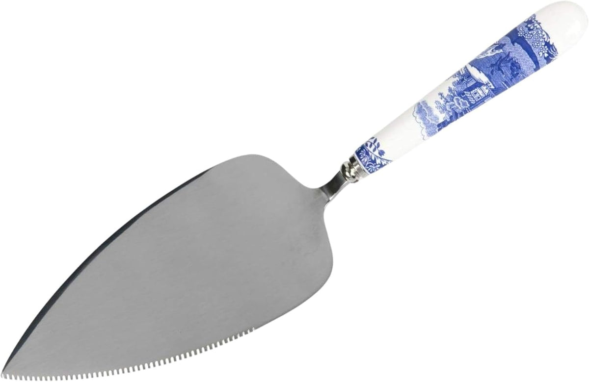 Spode Blue Italian Cake Server, 10 Inch