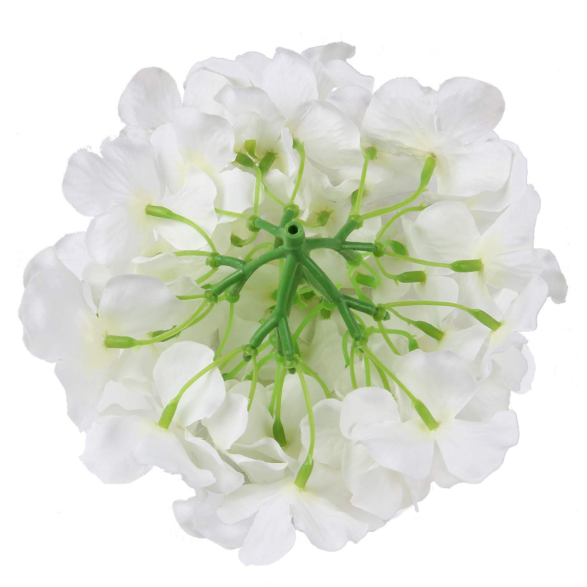 Silk Hydrangea Heads with Stems, Pack of 10