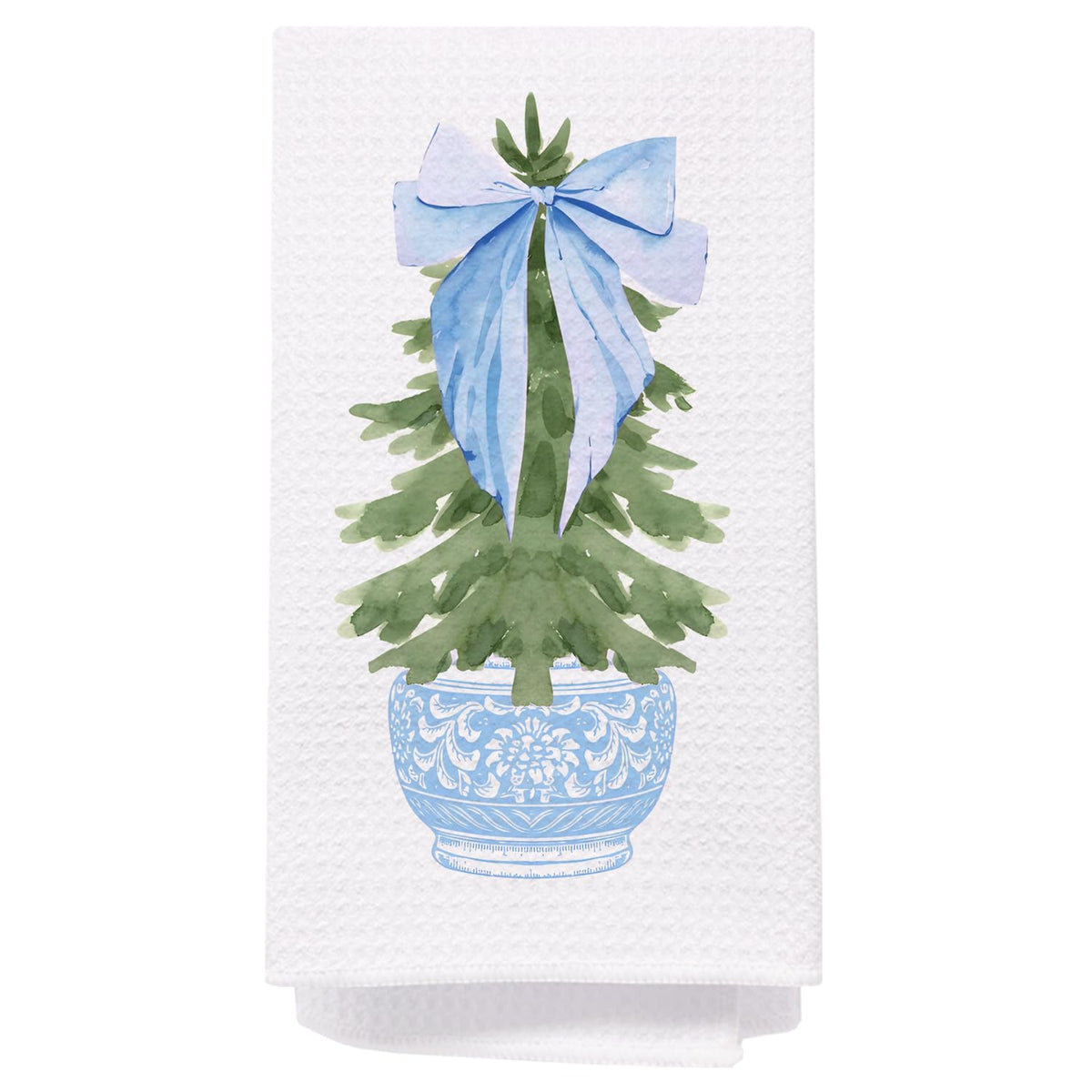 Chinoiserie Christmas Kitchen Hand Towels, 16x24 Inch