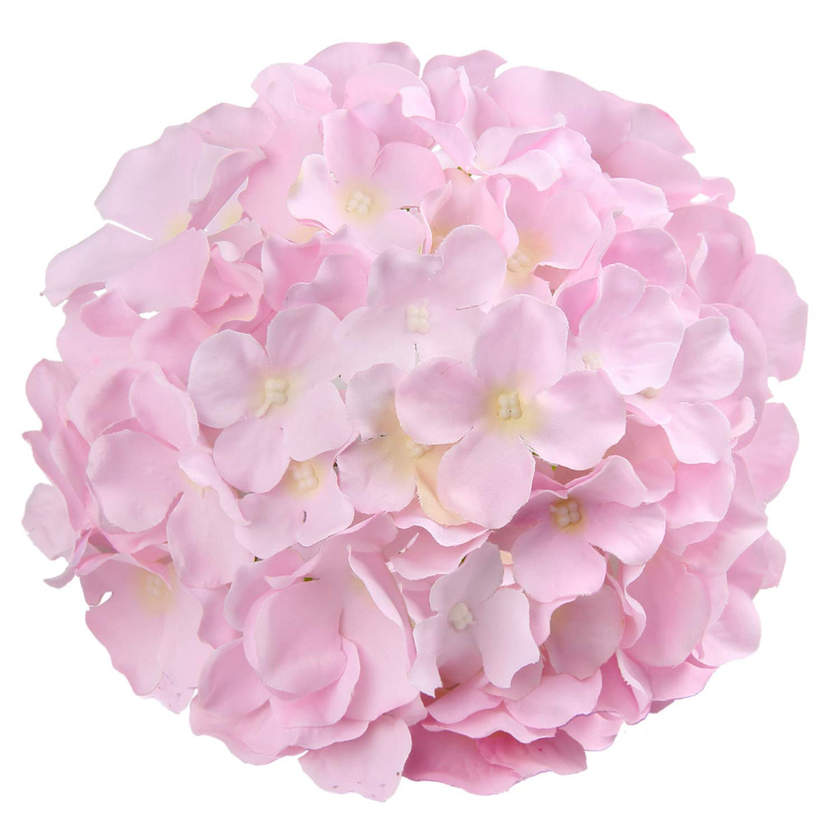 Silk Hydrangea Heads with Stems, Pack of 10