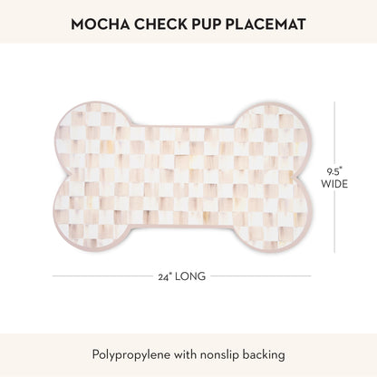 MacKenzie-Childs Pup Placemat, Royal Check