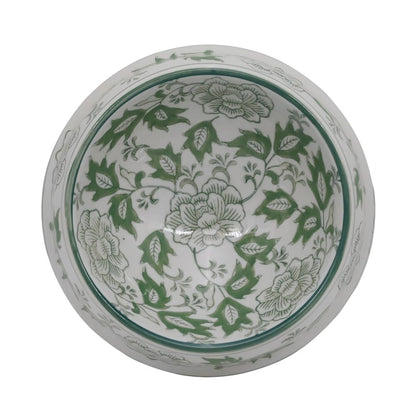 Hand-Painted Blue and White Ceramic Pet Bowl