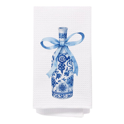 Blue Chinoiserie Kitchen Towel, 16 x 24 Inch