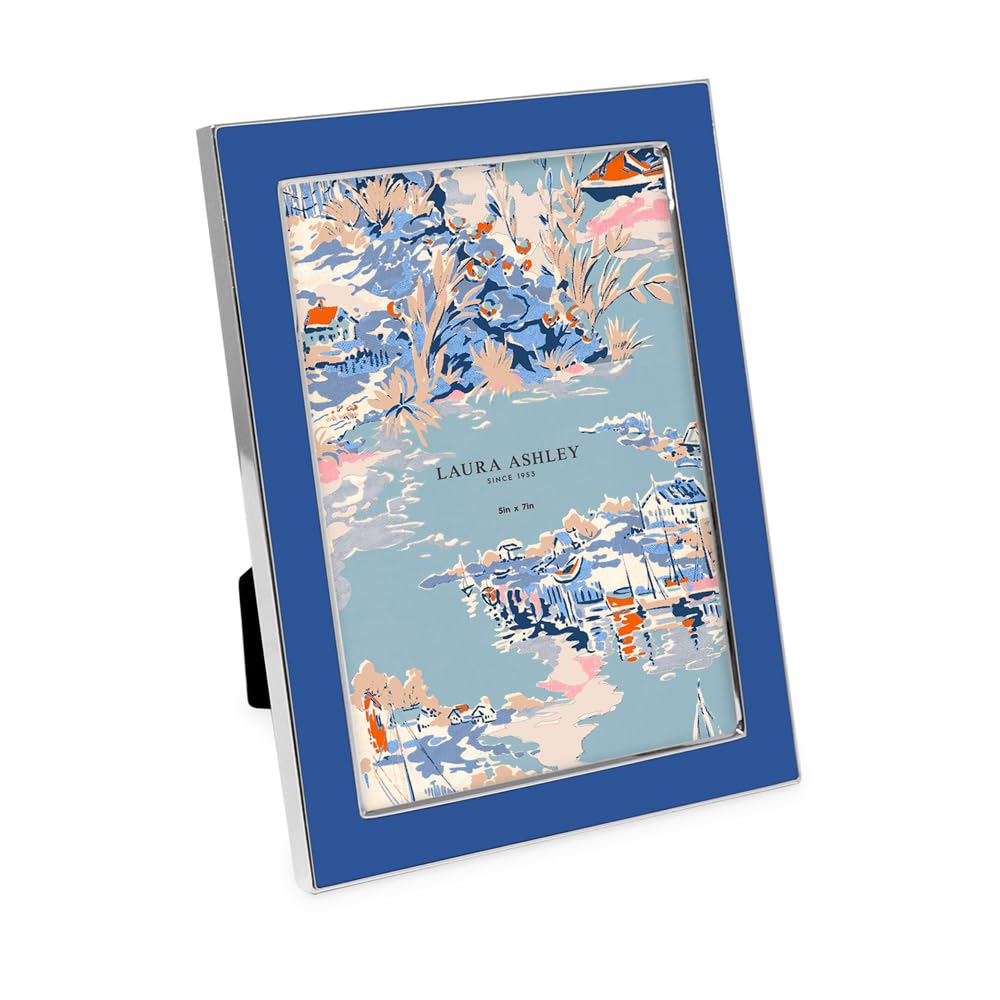 Laura Ashley Blue Enamel Picture Frame