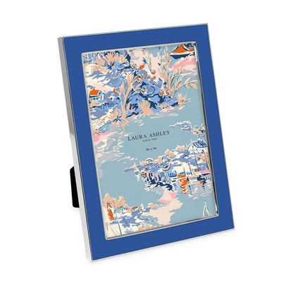 Laura Ashley Blue Enamel Picture Frame