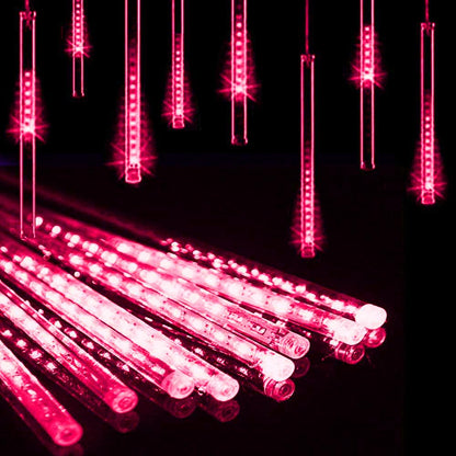 Aukora Blue Meteor Shower Lights