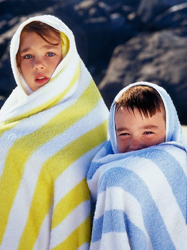 Turkish Cotton Beach Towels, Set of 4