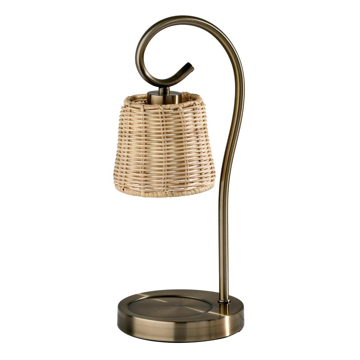 Adesso Blue Floral Candle Warmer Lamp