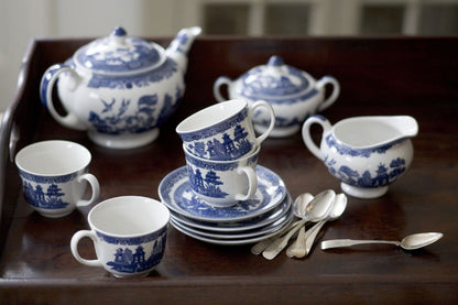 Johnson Brothers Willow Blue Teacup, Platter, Bowl or Set