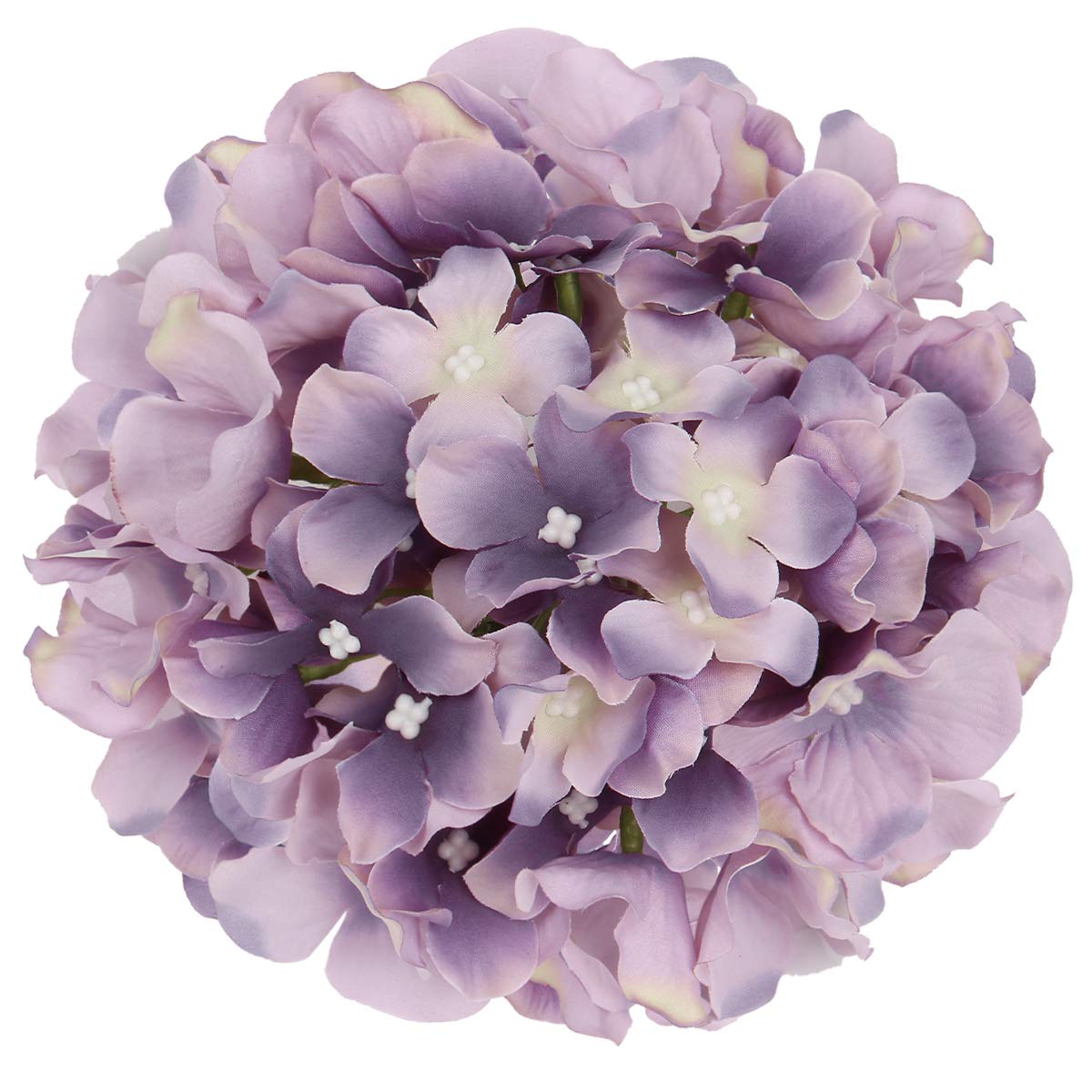 Silk Hydrangea Heads with Stems, Pack of 10