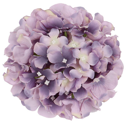 Silk Hydrangea Heads with Stems, Pack of 10