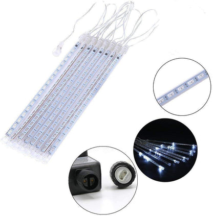 Blue Meteor Shower Christmas Lights, 8 Tubes