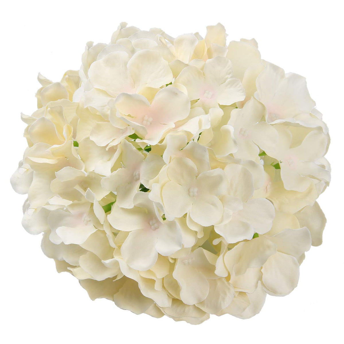 Silk Hydrangea Heads with Stems, Pack of 10