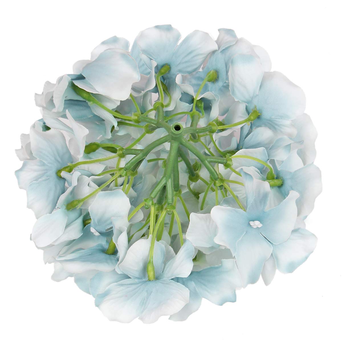 Silk Hydrangea Heads with Stems, Pack of 10