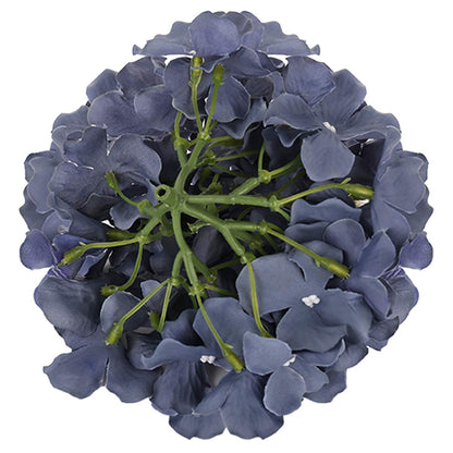 Silk Hydrangea Heads with Stems, Pack of 10