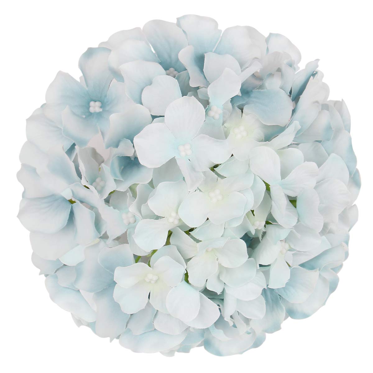 Silk Hydrangea Heads with Stems, Pack of 10