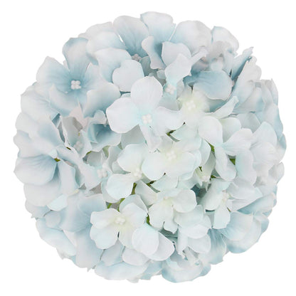 Silk Hydrangea Heads with Stems, Pack of 10