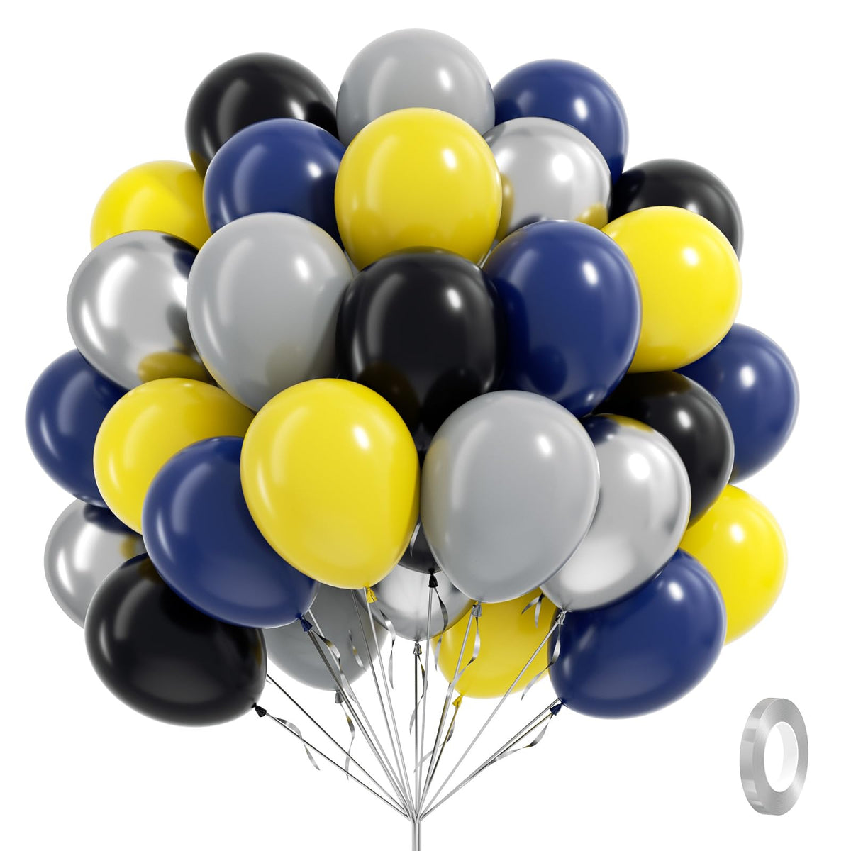 Blue and White Balloon Kit, 60 Pieces