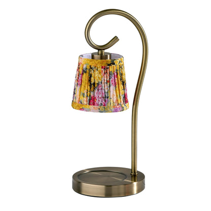 Adesso Blue Floral Candle Warmer Lamp