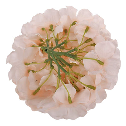 Silk Hydrangea Heads with Stems, Pack of 10
