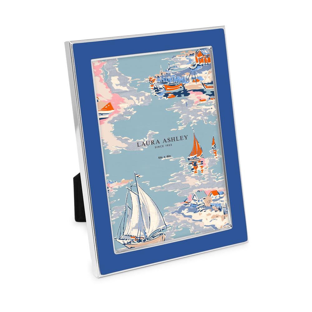 Laura Ashley Blue Enamel Picture Frame