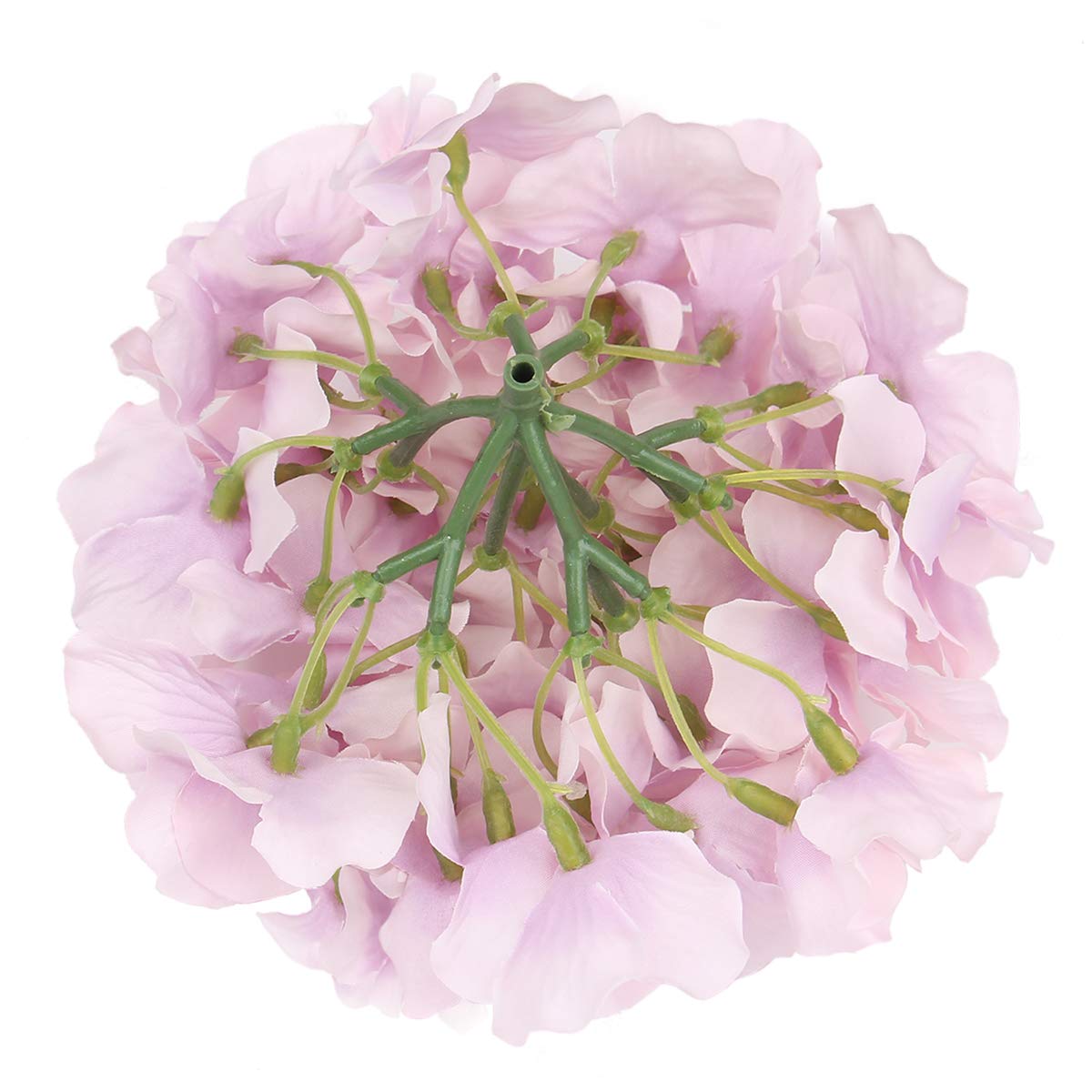 Silk Hydrangea Heads with Stems, Pack of 10