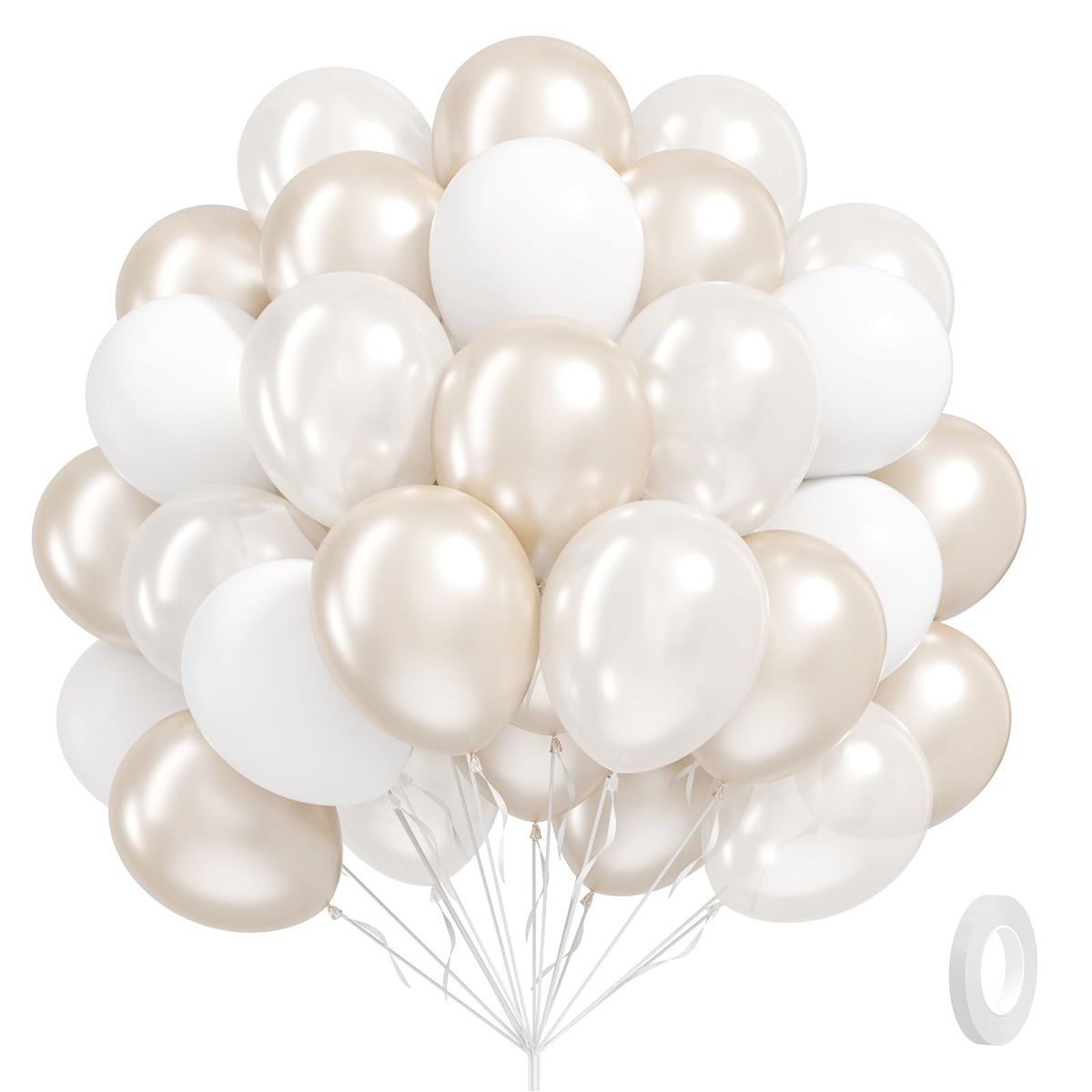 Blue and White Balloon Kit, 60 Pieces