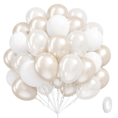 Blue and White Balloon Kit, 60 Pieces
