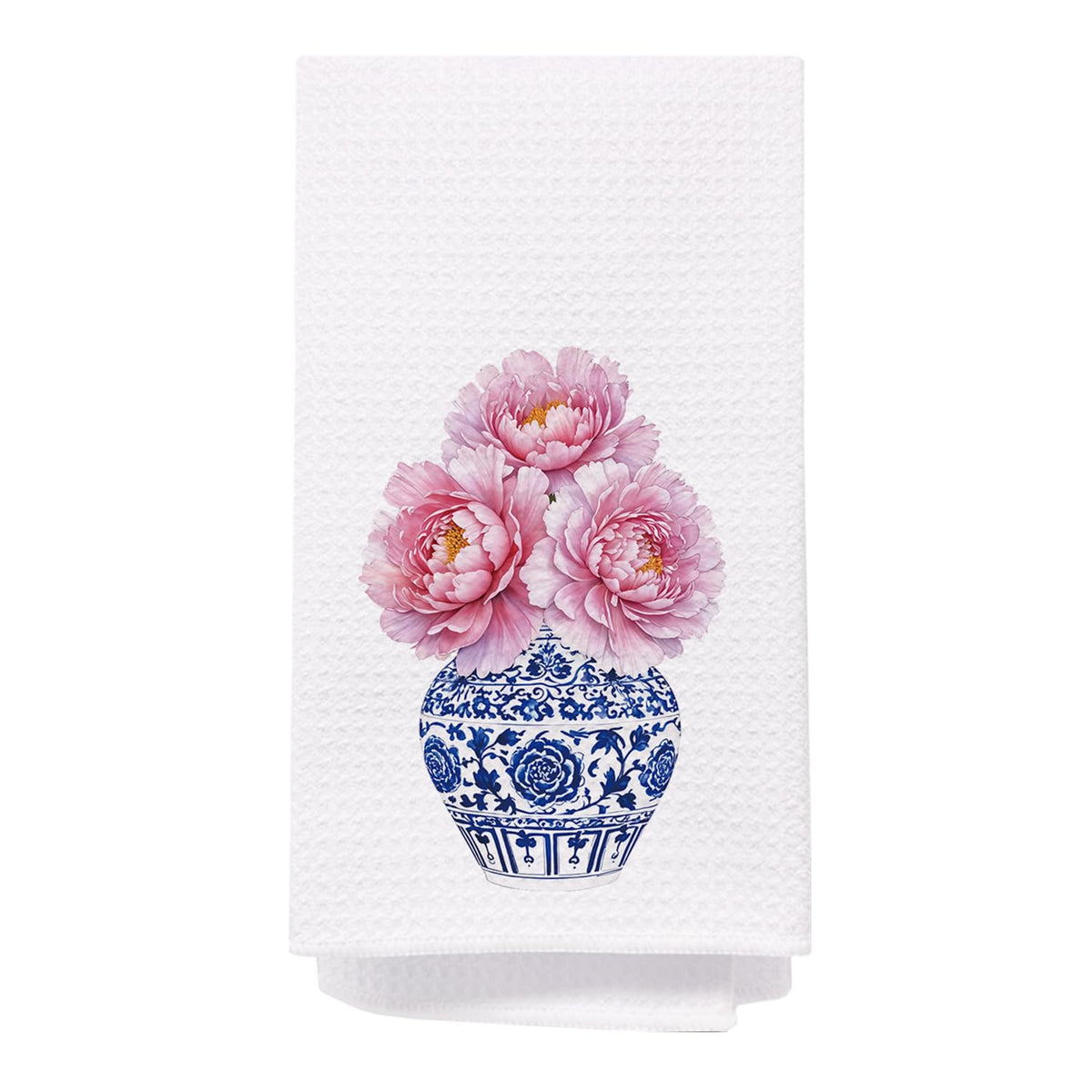 Blue Chinoiserie Kitchen Towel, 16 x 24 Inch