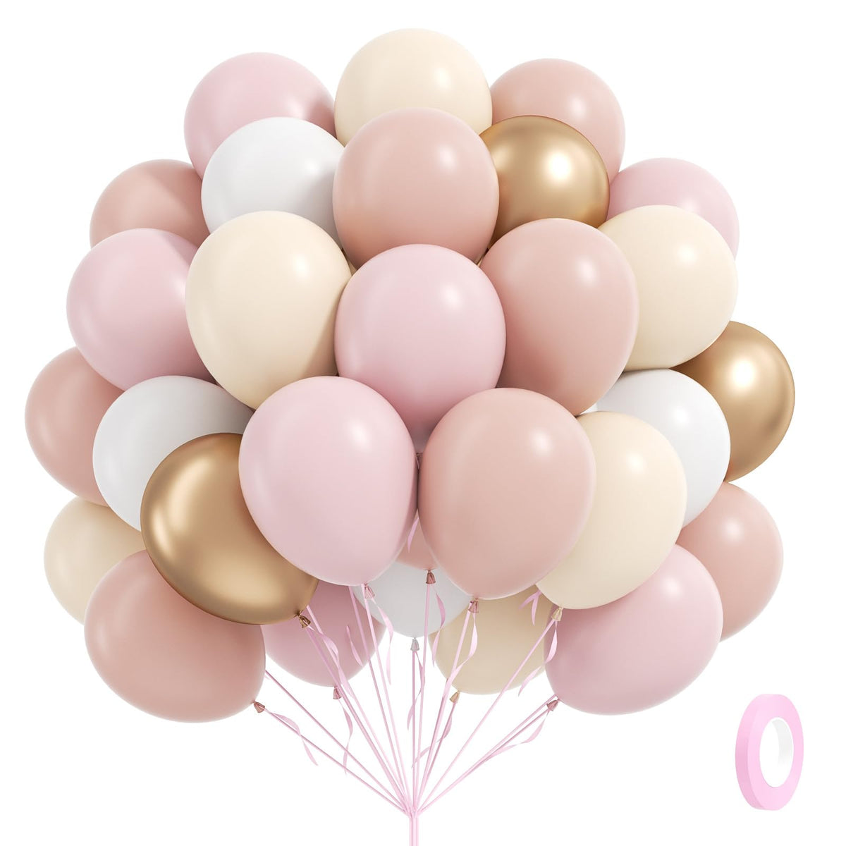 Blue and White Balloon Kit, 60 Pieces