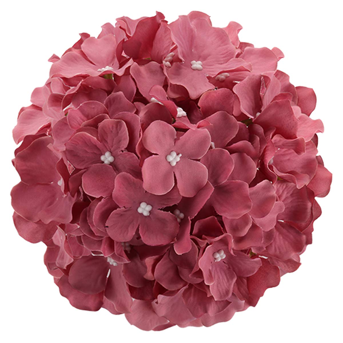Silk Hydrangea Heads with Stems, Pack of 10