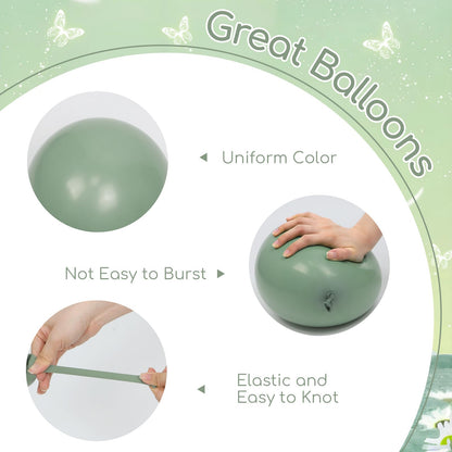 Blue and White Balloon Kit, 60 Pieces