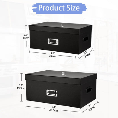 Blue and White Floral Nested Storage Boxes