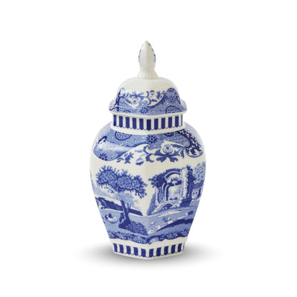Spode Blue Italian Steccato Vase, 5.2 Inch