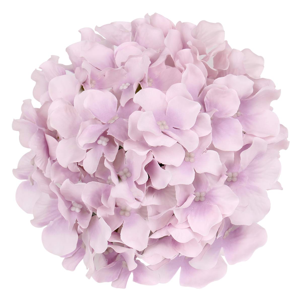 Silk Hydrangea Heads with Stems, Pack of 10