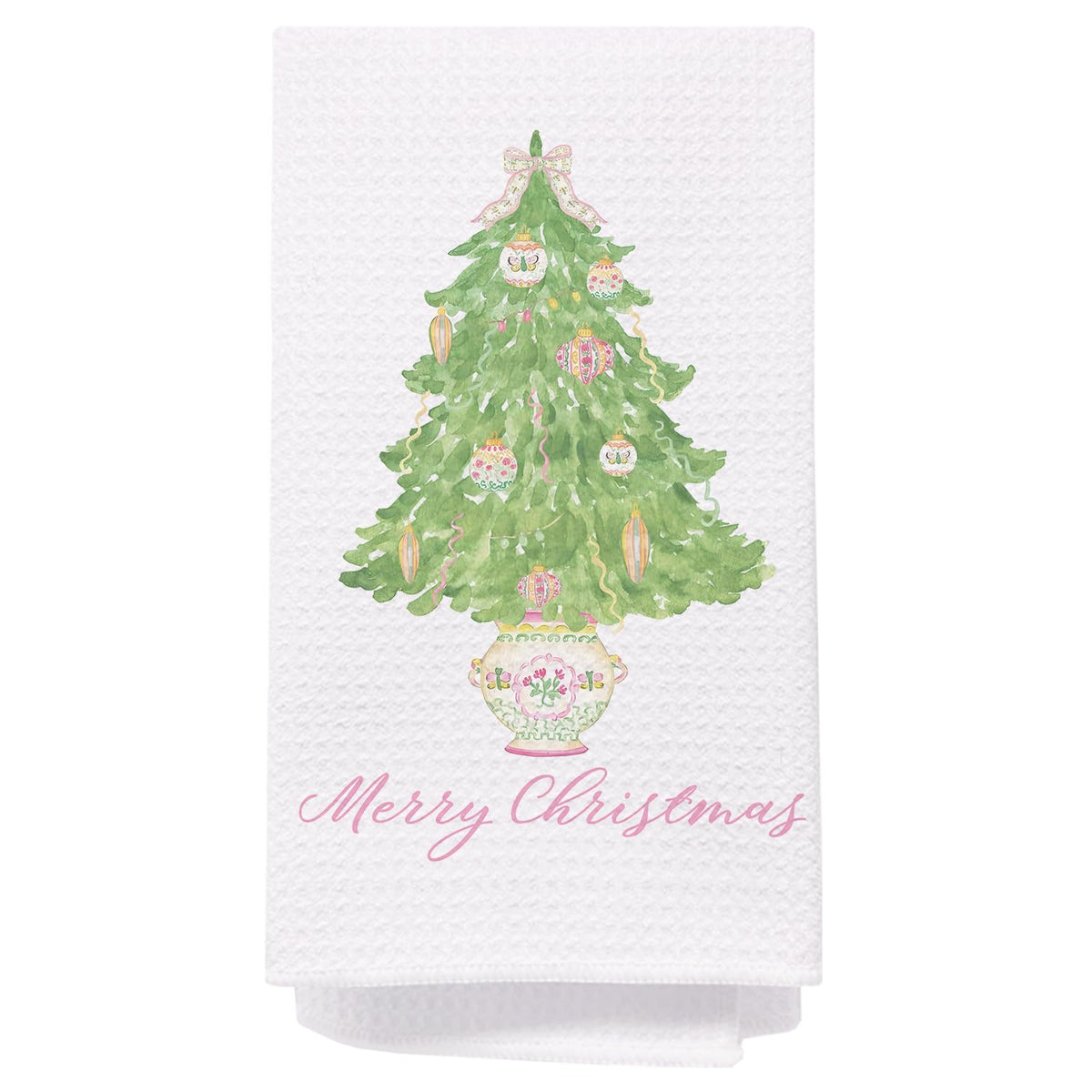 Chinoiserie Christmas Kitchen Hand Towels, 16x24 Inch