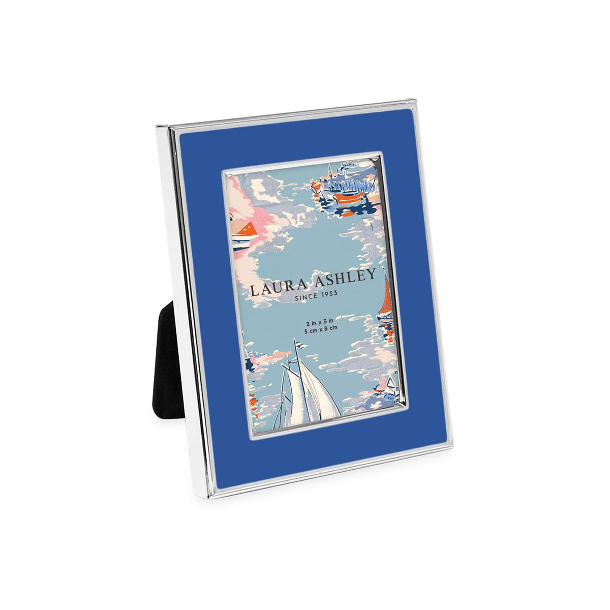 Laura Ashley Blue Enamel Picture Frame