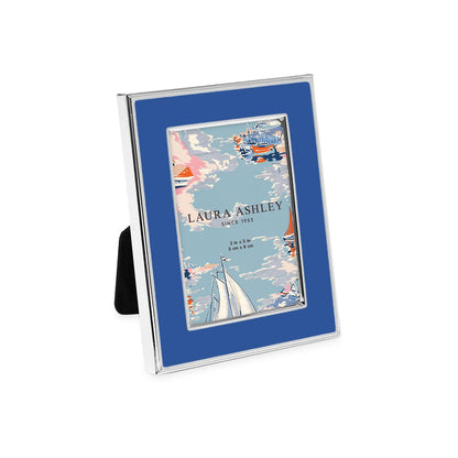Laura Ashley Blue Enamel Picture Frame