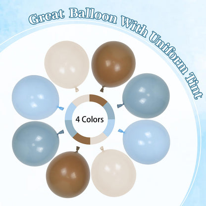 Blue and White Balloon Kit, 60 Pieces