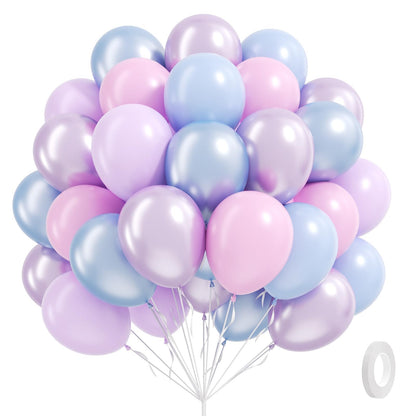 Blue and White Balloon Kit, 60 Pieces