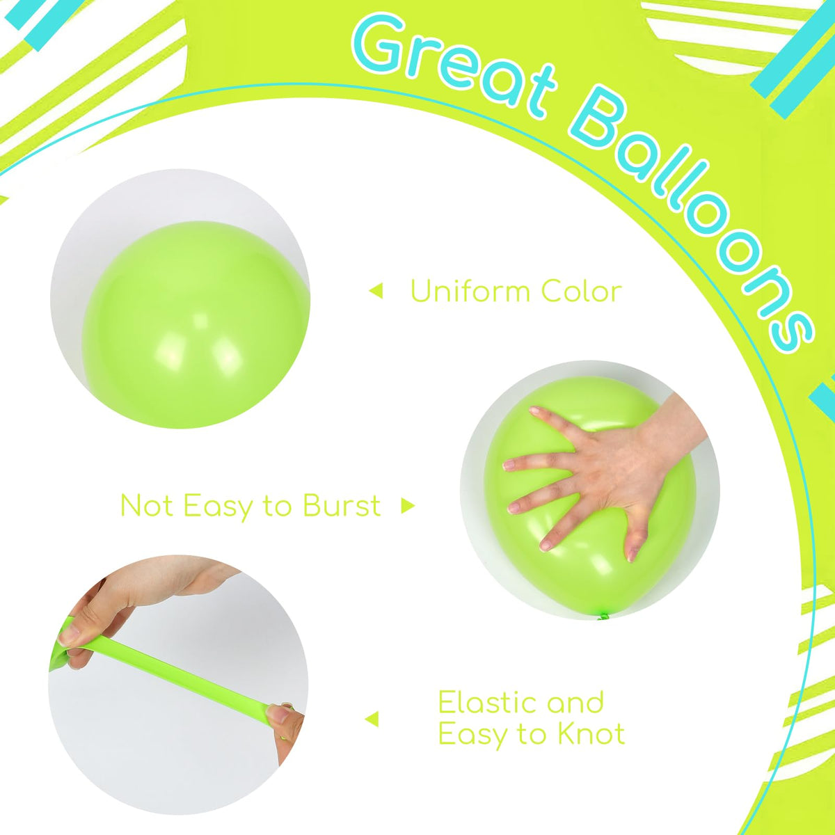 Blue and White Balloon Kit, 60 Pieces