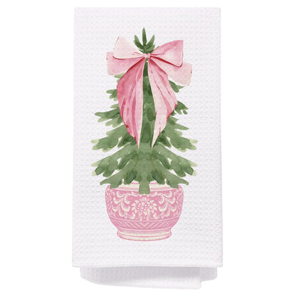 Chinoiserie Christmas Kitchen Hand Towels, 16x24 Inch