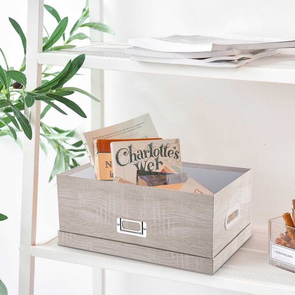 Blue and White Floral Nested Storage Boxes