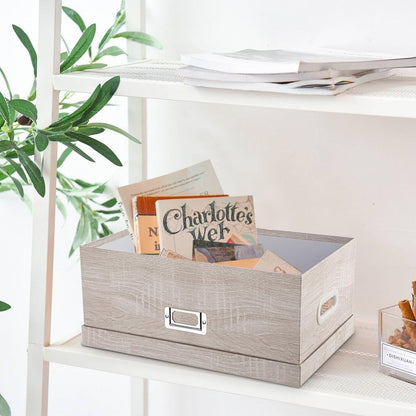 Blue and White Floral Nested Storage Boxes