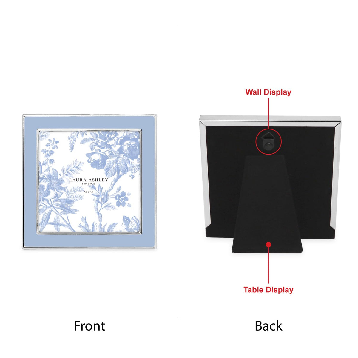Laura Ashley Blue Enamel Picture Frame