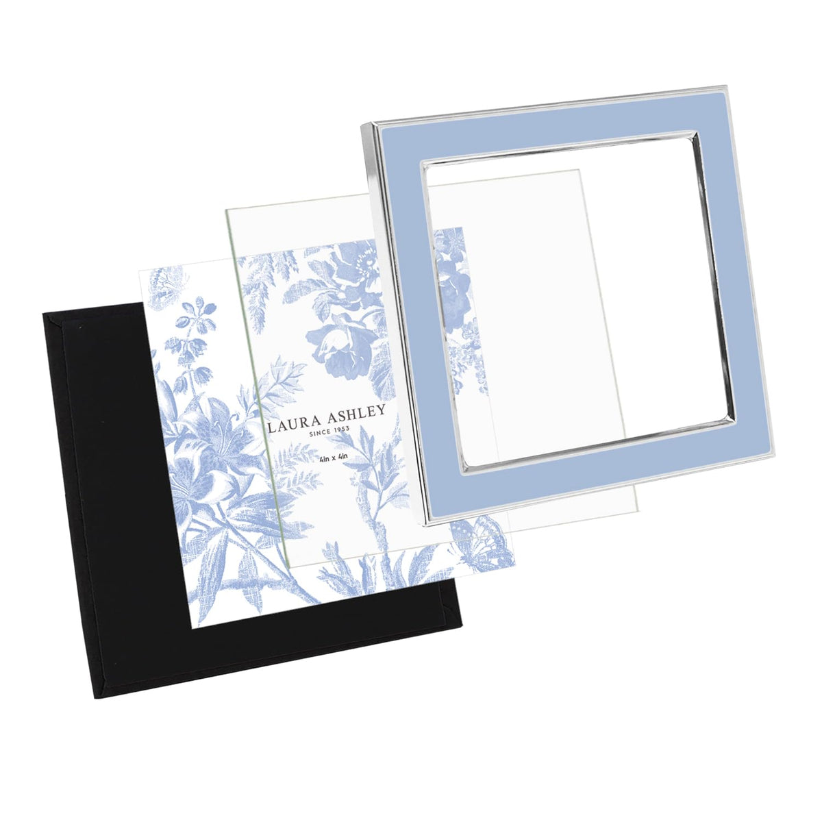 Laura Ashley Blue Enamel Picture Frame