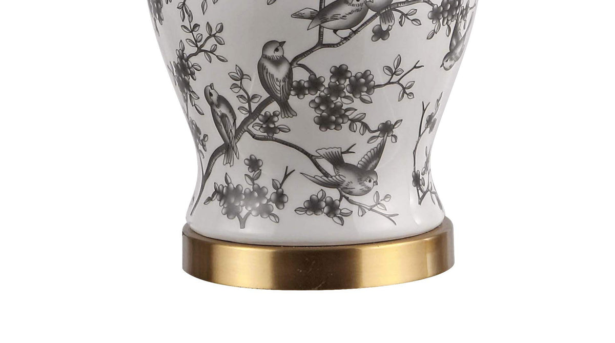 Jonathan Y Penelope Ginger Jar LED Table Lamp, 22 Inch